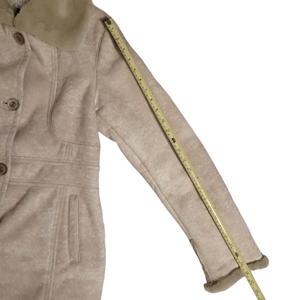 Nuage Penny Lane Long coat,Boho,faux suede fur shearling jacket,M - Picture 5 of 12